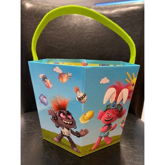 TROLLS WORLD TOUR EASTER EGG CANDY BASKET - BRAND NEW- NEVER USED. - Picture 5 of 11